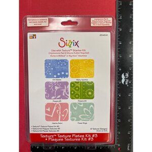 Sizzix Texturz Texture Plates Kit #3 for Embossing & Texturing 654841